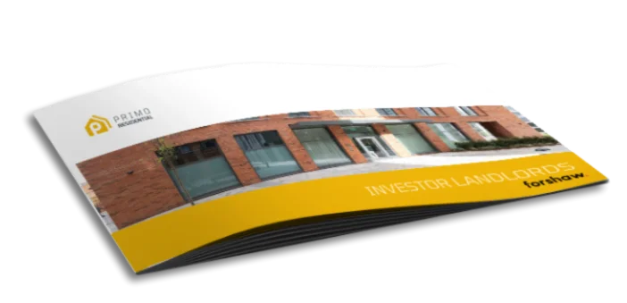 Primo Residential investment landlord brochure 3D graphic